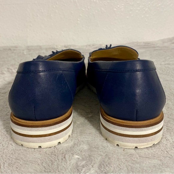 Talbots Navy Blue Leather Loafers Women’s Size 9.5M - Picture 5 of 9